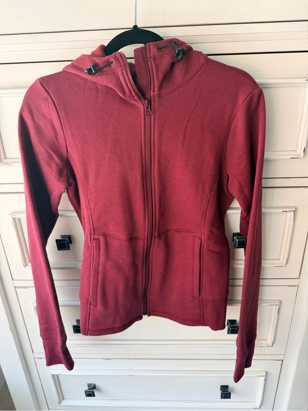 Women’s 5-11 Hooded Zip Jacket - Maroon
